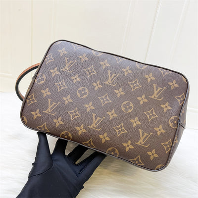 LV NéoNoé MM Bucket Bag in Monogram Canvas, Caramel Brown Trim and GHW (Model: M24897)