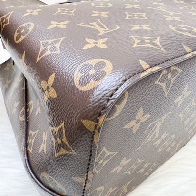 LV NéoNoé MM Bucket Bag in Monogram Canvas, Caramel Brown Trim and GHW (Model: M24897)