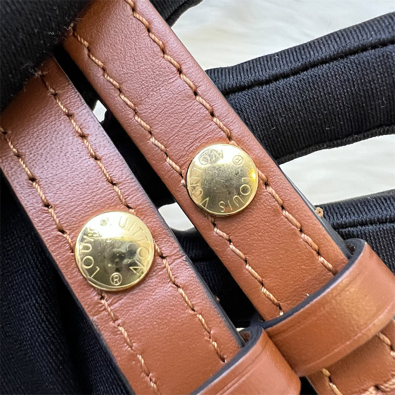 LV NéoNoé MM Bucket Bag in Monogram Canvas, Caramel Brown Trim and GHW (Model: M24897)