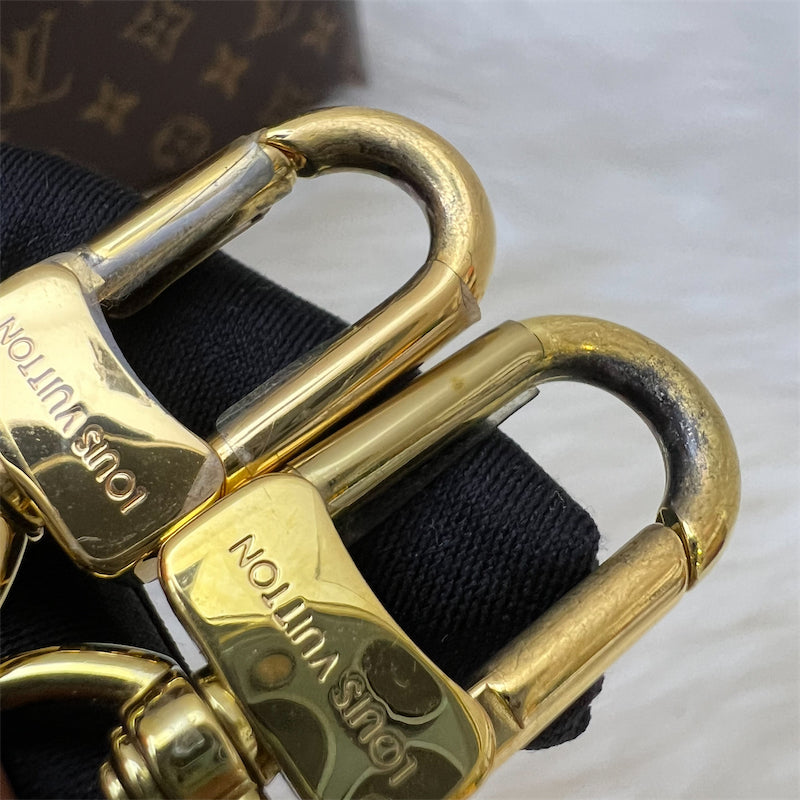 LV NéoNoé MM Bucket Bag in Monogram Canvas, Caramel Brown Trim and GHW (Model: M24897)