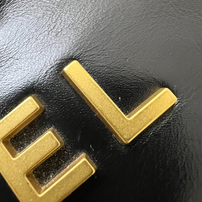 [Local Set - May 2024] Chanel 22 Small Hobo Bag in Black Shiny Calfskin and AGHW