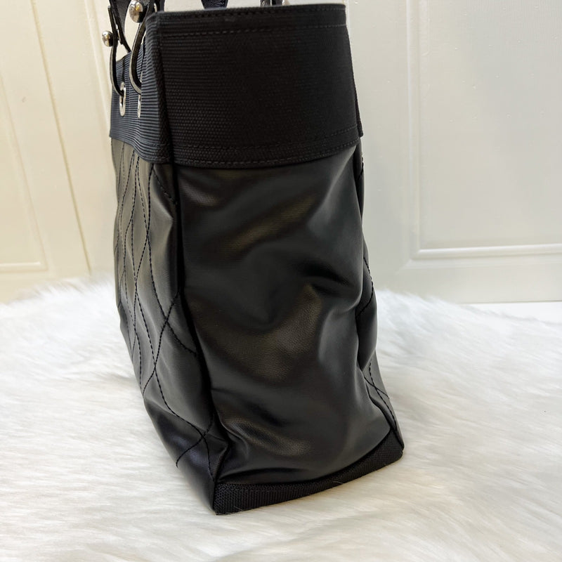 Chanel Paris Biarritz Large Tote in Black and SHW