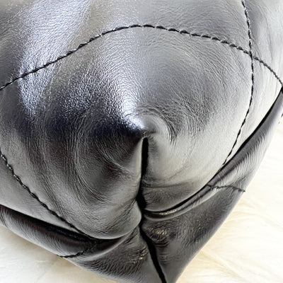 [Local Set - May 2024] Chanel 22 Small Hobo Bag in Black Shiny Calfskin and AGHW