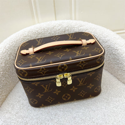 LV Nice Mini Toiletry Pouch in Monogram Canvas GHW