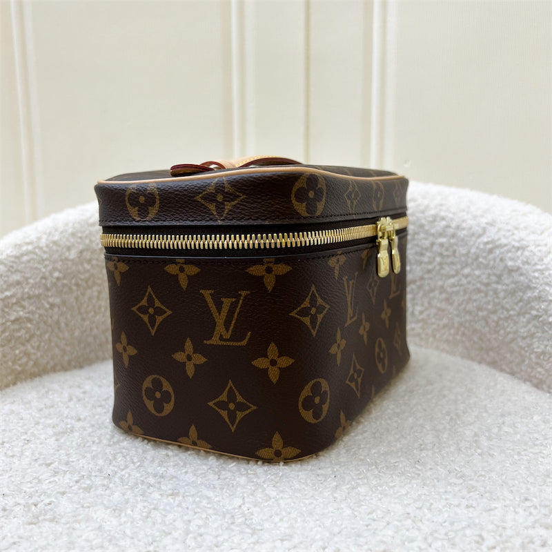 LV Nice Mini Toiletry Pouch in Monogram Canvas GHW