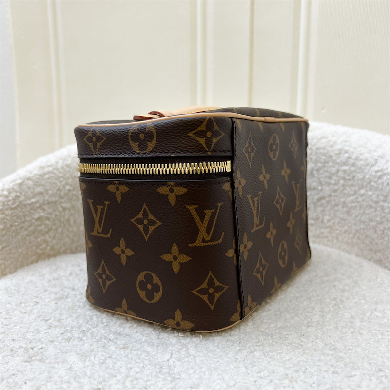 LV Nice Mini Toiletry Pouch in Monogram Canvas GHW