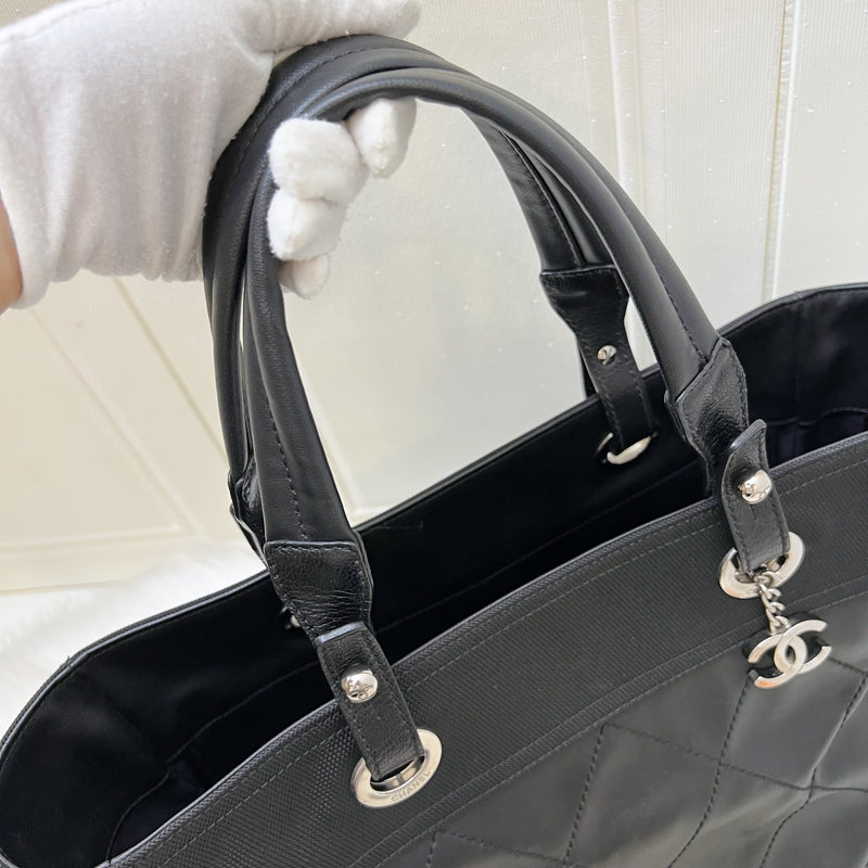 Chanel Paris Biarritz Large Tote in Black and SHW