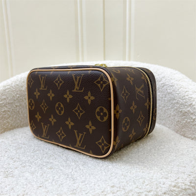 LV Nice Mini Toiletry Pouch in Monogram Canvas GHW