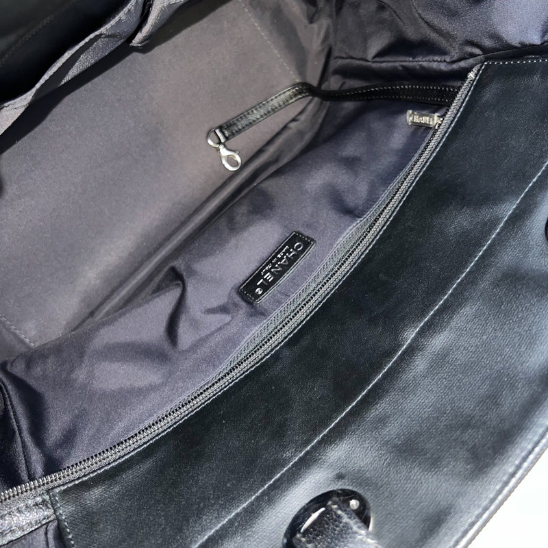 Chanel Paris Biarritz Large Tote in Black and SHW