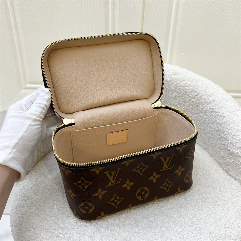 LV Nice Mini Toiletry Pouch in Monogram Canvas GHW