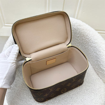 LV Nice Mini Toiletry Pouch in Monogram Canvas GHW