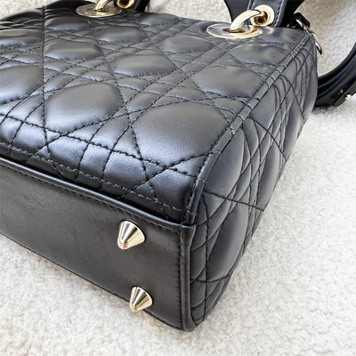 Dior Small Lady Dior ABCDior in Black Lambskin LGHW