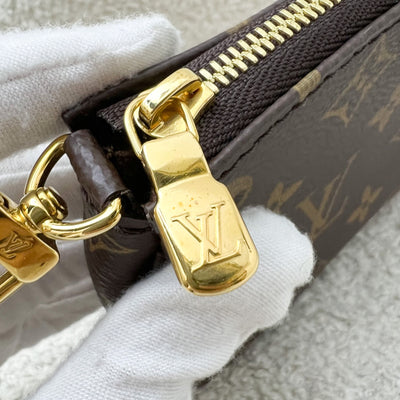 LV Multi Pochette Accessoires MPA Smaller Pochette with Original Chain in Monogram Canvas and GHW