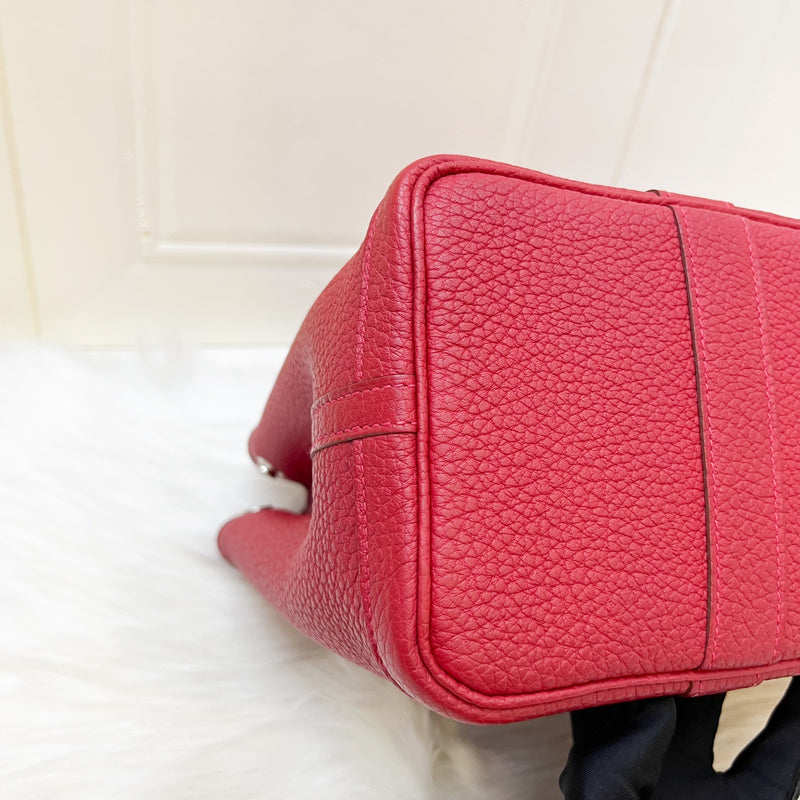 Hermes Garden Party 30 in Rouge Piment Veau Negonda Leather and PHW