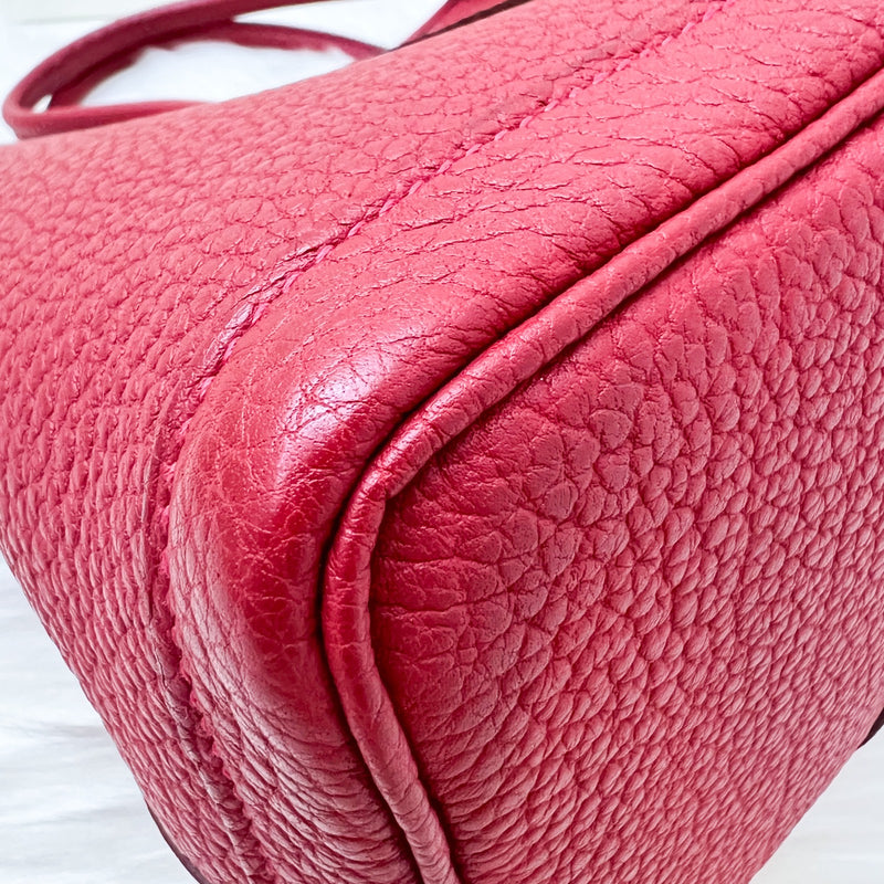 Hermes Garden Party 30 in Rouge Piment Veau Negonda Leather and PHW