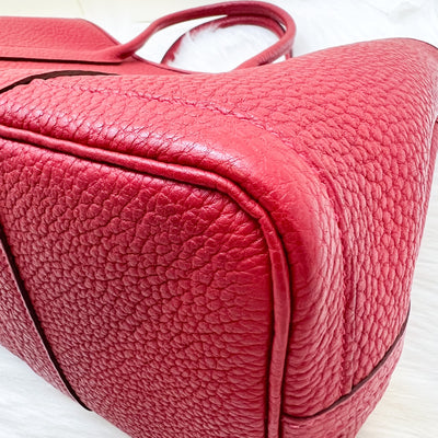 Hermes Garden Party 30 in Rouge Piment Veau Negonda Leather and PHW
