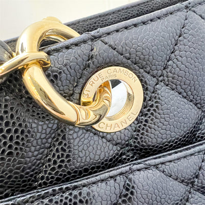 Chanel Grand Shopping Tote GST in Black Caviar and GHW