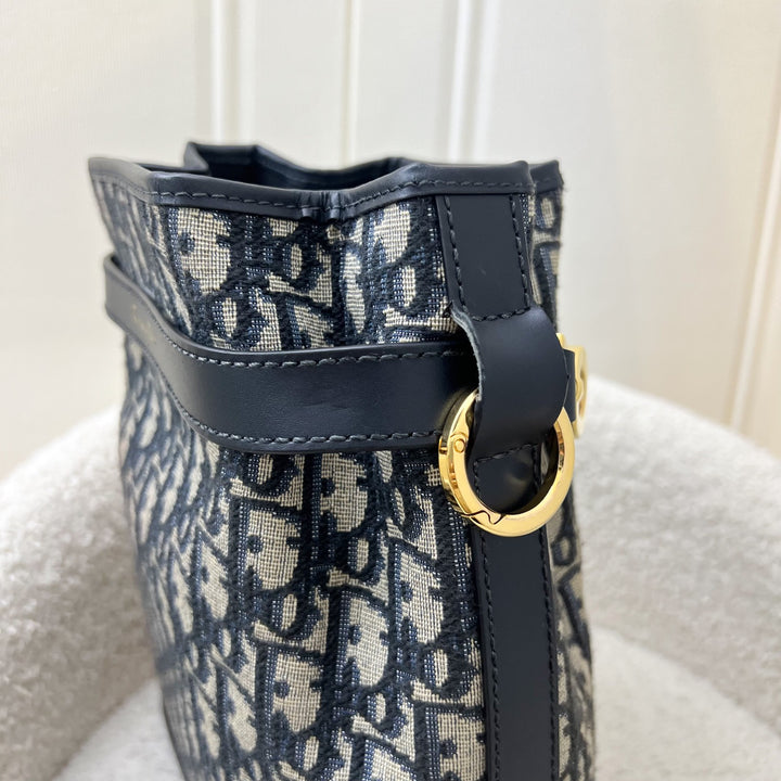 Dior Medium C'est Dior Bag in Blue Dior Oblique Jacquard and