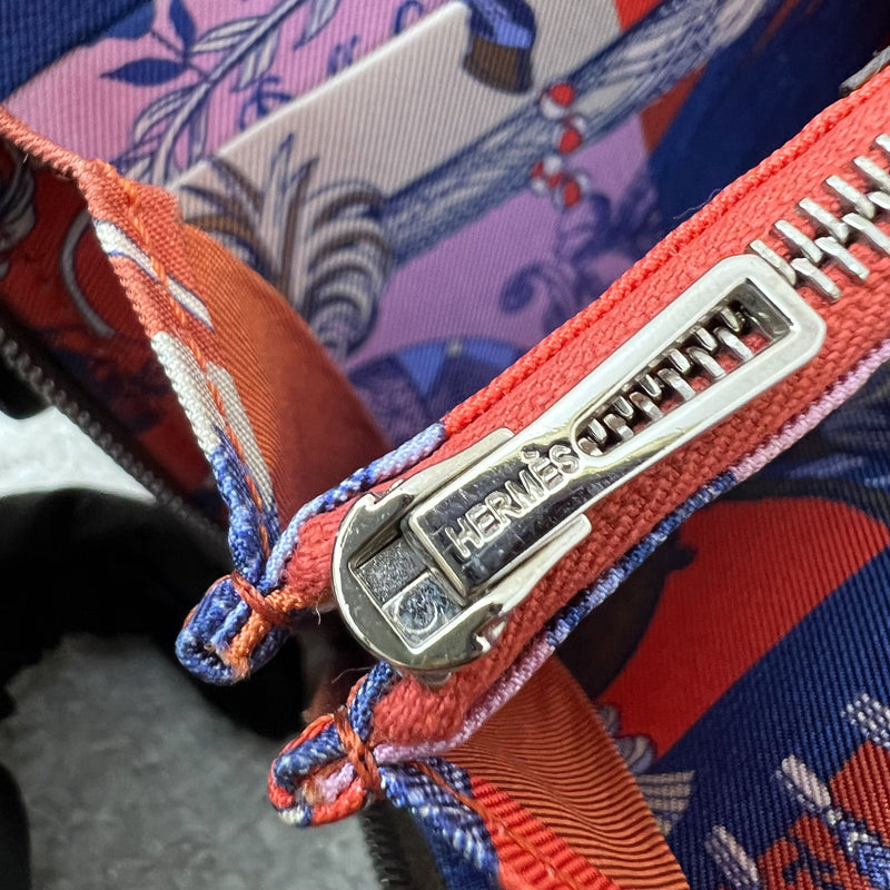 Hermes Silk in Wallet in Alezan / Terre Battue Epsom Leather and GHW