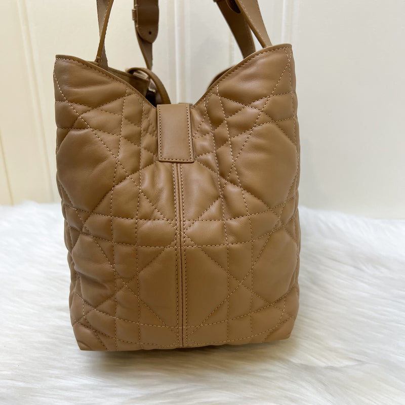 Dior Medium Dior Toujours Bag in Medium Tan Macrocannage Calfskin and GHW