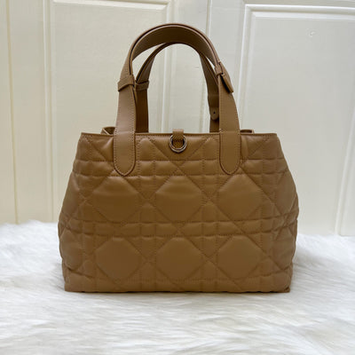 Dior Medium Dior Toujours Bag in Medium Tan Macrocannage Calfskin and GHW