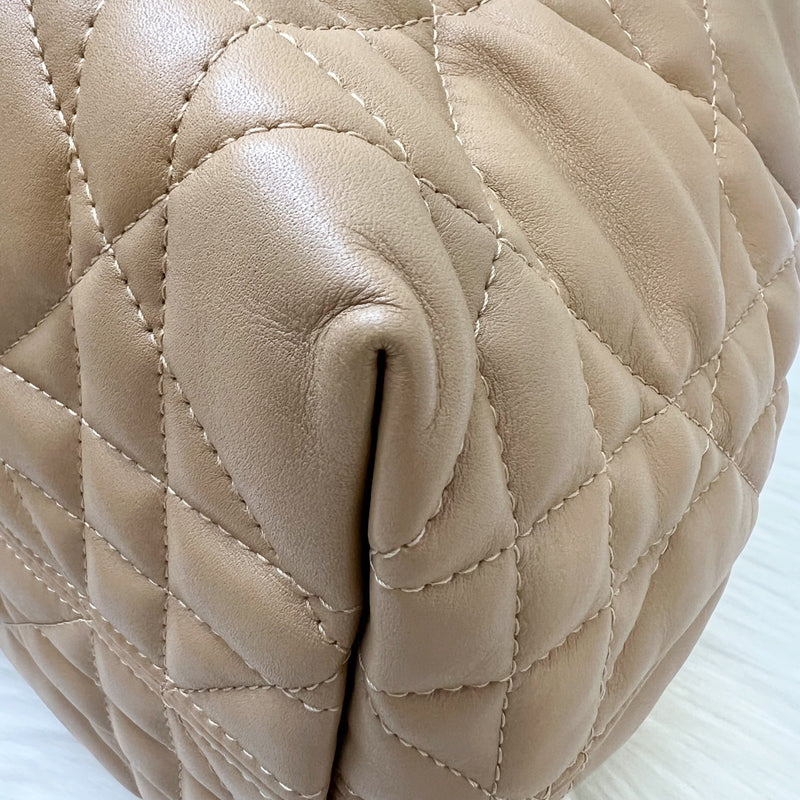 Dior Medium Dior Toujours Bag in Medium Tan Macrocannage Calfskin and GHW