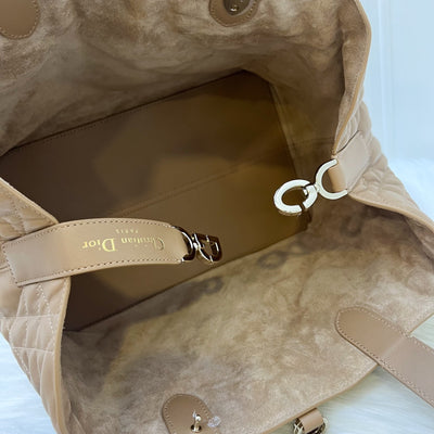 Dior Medium Dior Toujours Bag in Medium Tan Macrocannage Calfskin and GHW