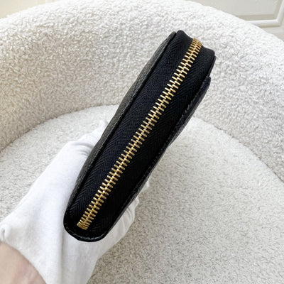 Chanel Classic Long Zippy Wallet in Black Caviar and LGHW (Model: AP0242)