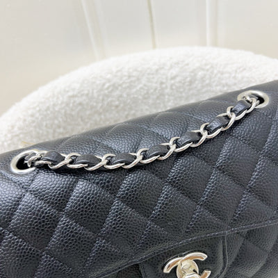 Chanel Small Classic Flap CF in Black Caviar and SHW