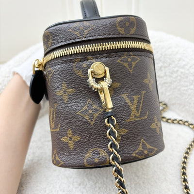 LV Vanity PM in Monogram Canvas and Black Trim