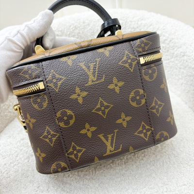 LV Vanity PM in Monogram Canvas and Black Trim