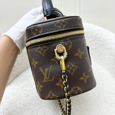 LV Vanity PM in Monogram Canvas and Black Trim