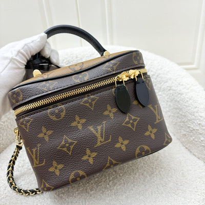 LV Vanity PM in Monogram Canvas and Black Trim