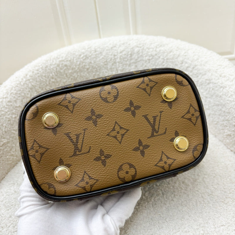 LV Vanity PM in Monogram Canvas and Black Trim