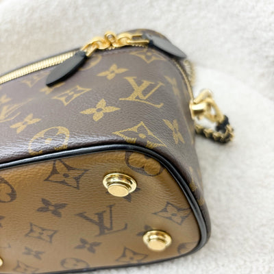 LV Vanity PM in Monogram Canvas and Black Trim