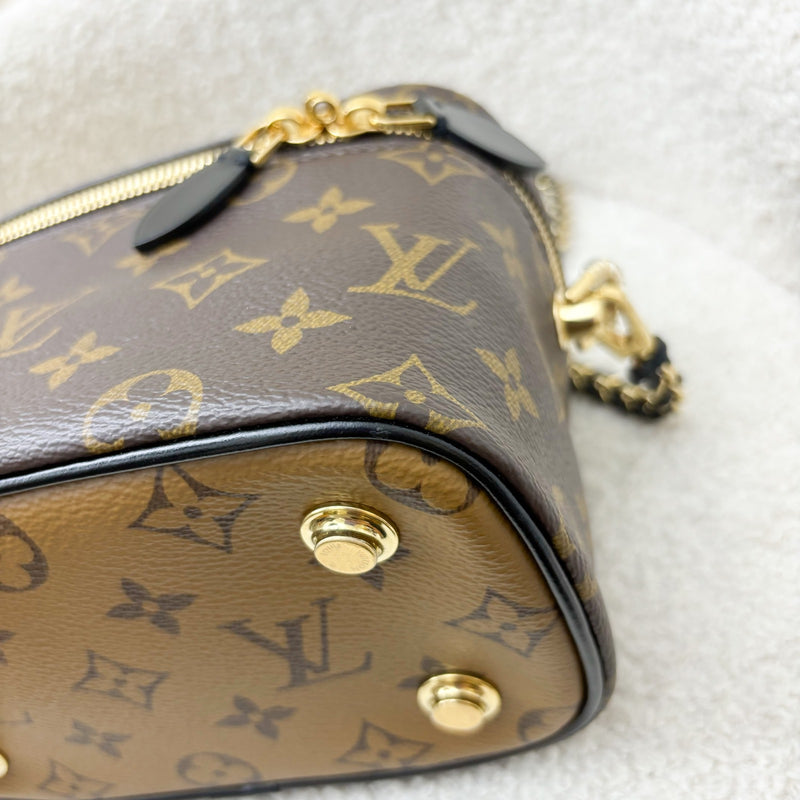 LV Vanity PM in Monogram Canvas and Black Trim