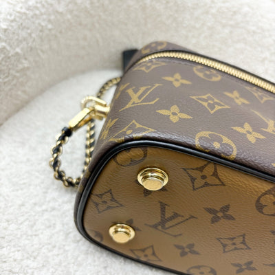 LV Vanity PM in Monogram Canvas and Black Trim