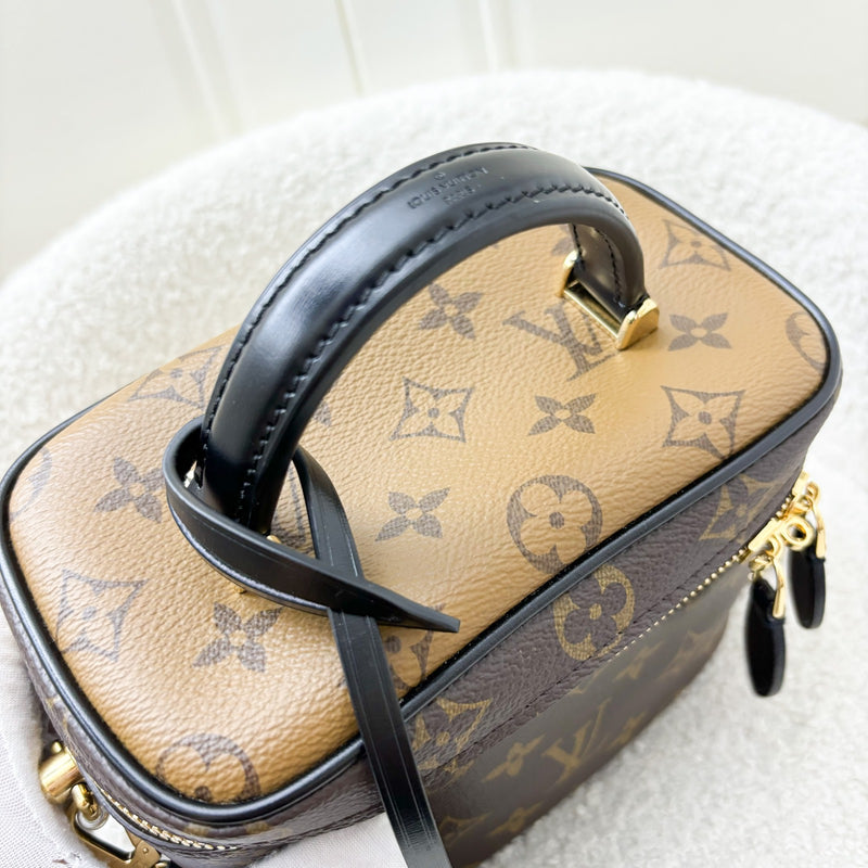 LV Vanity PM in Monogram Canvas and Black Trim