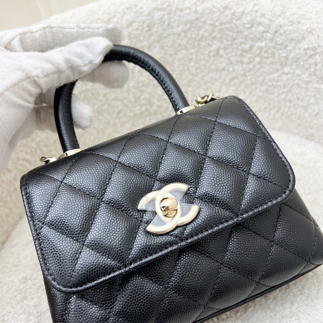 ショルダーバッグ・ポシェット × ヴィンテージ(中古) Chanel Caviar Coco Handle 16 AP4244 ショルダーバッグ・ポシェット × ヴィンテージ(中古) Chanel
