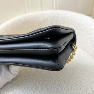LV Pochette Coussin in Black Puffy Lambskin and GHW