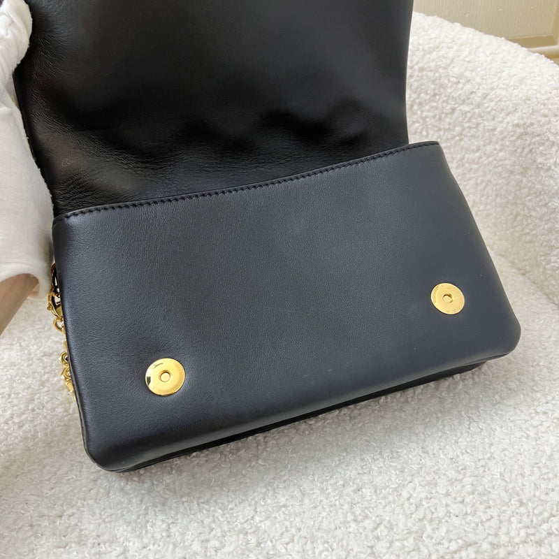 LV Pochette Coussin in Black Puffy Lambskin and GHW