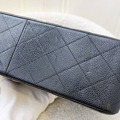 Chanel Jumbo Classic Flap DF in Black Caviar and GHW