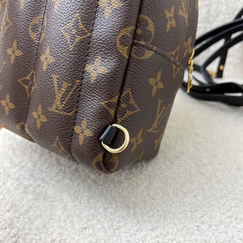 LV Palm Springs Mini Backpack in Monogram Canvas GHW