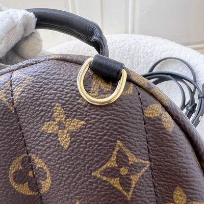 LV Palm Springs Mini Backpack in Monogram Canvas GHW