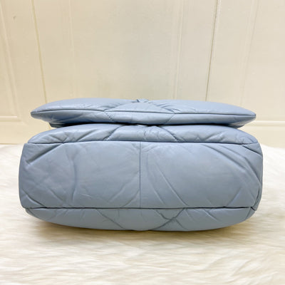 Prada Puffer Bag in Celeste Blue Nappa Lambskin and GHW