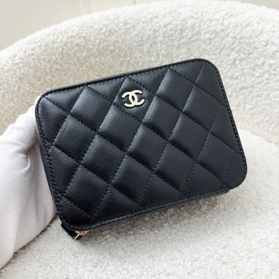 Chanel Mini Camera Bag in Black Caviar and GHW