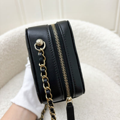 Chanel Mini Camera Bag in Black Caviar and GHW