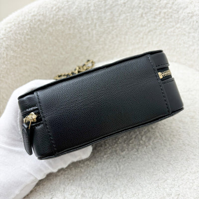 Chanel Mini Camera Bag in Black Caviar and GHW