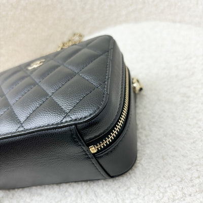 Chanel Mini Camera Bag in Black Caviar and GHW