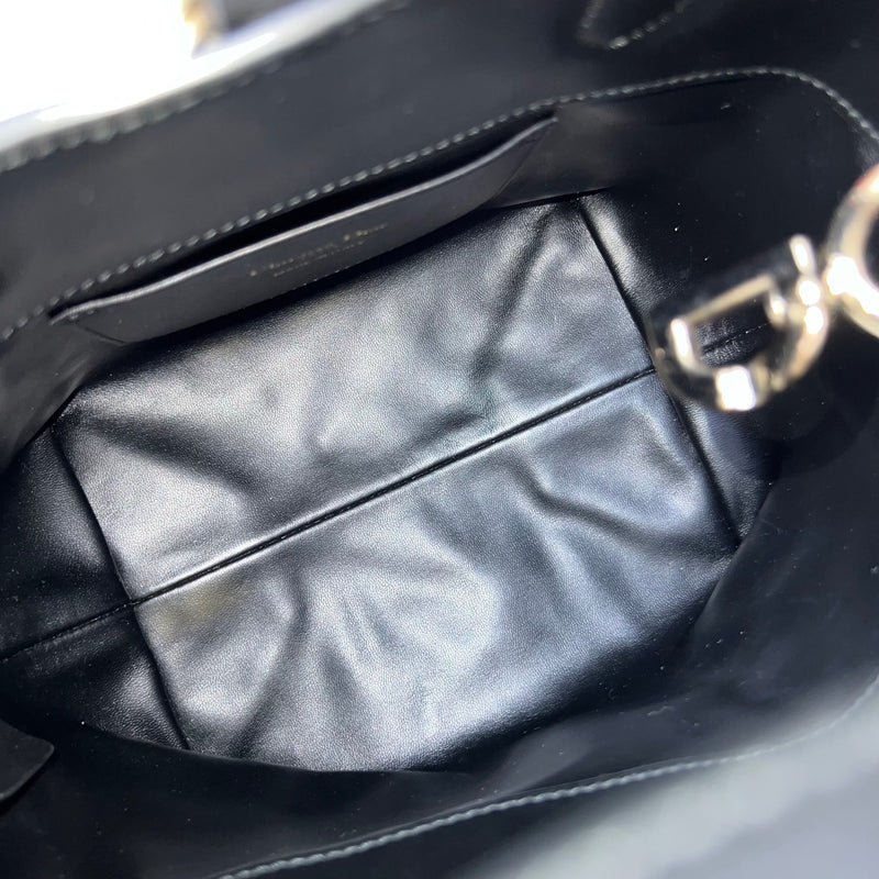 Dior Small Toujours Vertical Tote in Black Macrocannage Calfskin and GHW (Model: M2835OSNW, Colour: M900)